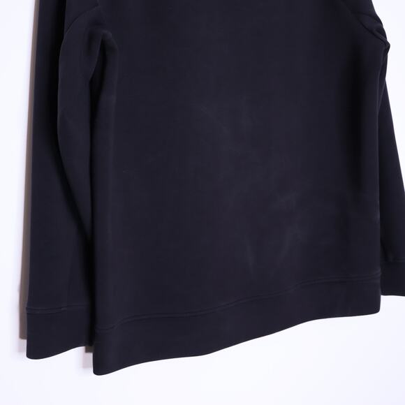 LULULEMON Perfectly Oversized Crew Neck Sweatshirt Black Athleisure Women's 4 - Picture 8 of 9